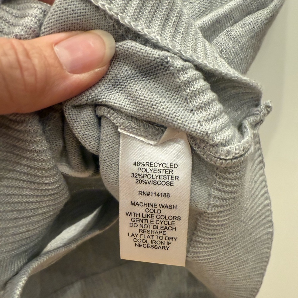 Men's Thomas Sterling Gray Polo Shirt, Med - Picture 7 of 9